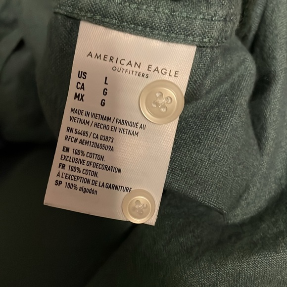 Classic Green Button Up - Picture 7 of 7